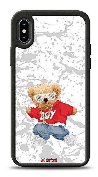 Dafoni Art iPhone XS Max Boy Bear Kılıf