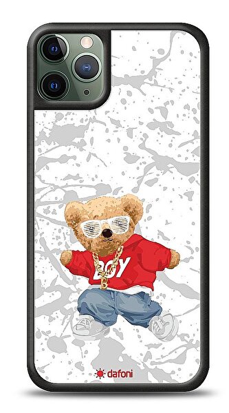 Dafoni Art iPhone 11 Pro Max Boy Bear Kılıf