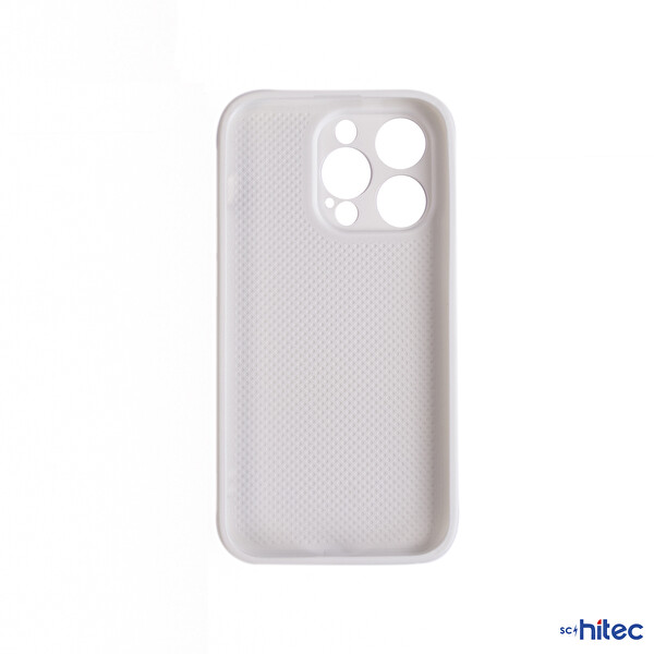 ScHitec Deluxe iPhone 12 Pro Max Mat Beyaz Kılıf