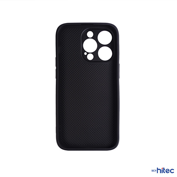 ScHitec Deluxe iPhone 12 Pro Mat Siyah Kılıf