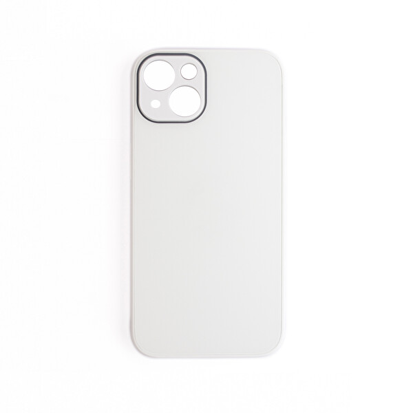 ScHitec Deluxe iPhone 14 Mat Beyaz Kılıf