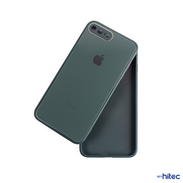 ScHitec Deluxe iPhone 7 Plus Mat Yeşil Kılıf