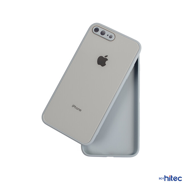 ScHitec Deluxe iPhone 7 Plus Mat Buz Mavisi Kılıf