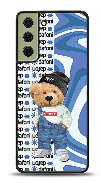 Dafoni Art Samsung Galaxy S21 FE 5G Summer Bear Kılıf