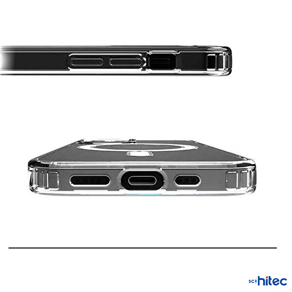 ScHitec iPhone 14 Plus Magsafe Özellikli Şeffaf Kılıf