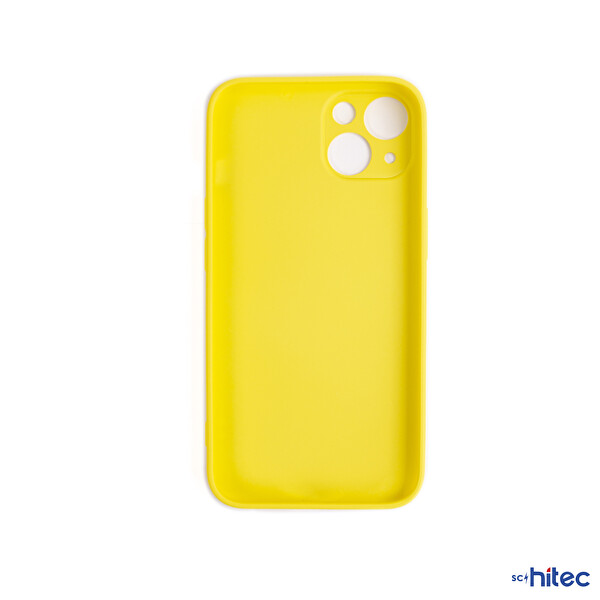 ScHitec Deluxe iPhone 14 Mat Sarı Kılıf