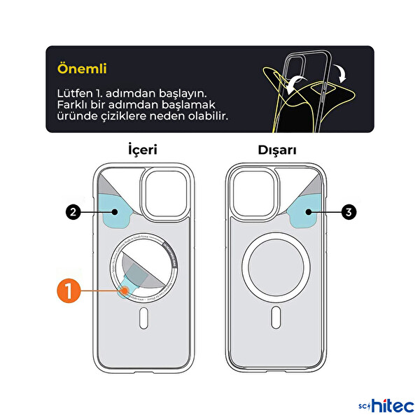 ScHitec iPhone 11 Magsafe Özellikli Şeffaf Kılıf