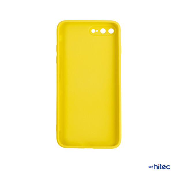 ScHitec Deluxe iPhone 7 Plus Mat Sarı Kılıf