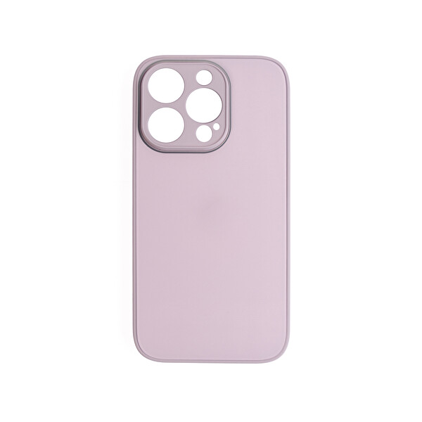 ScHitec Deluxe iPhone 13 Pro Mat Lila Kılıf