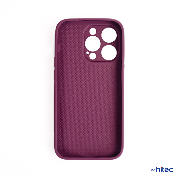 ScHitec Deluxe iPhone 13 Pro Mat Mor Kılıf