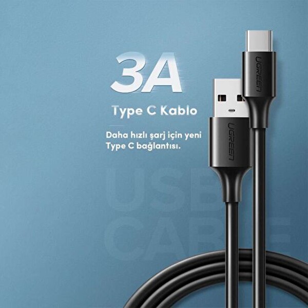 Ugreen USB Type C 1 M Şarj Ve Data Kablosu 5