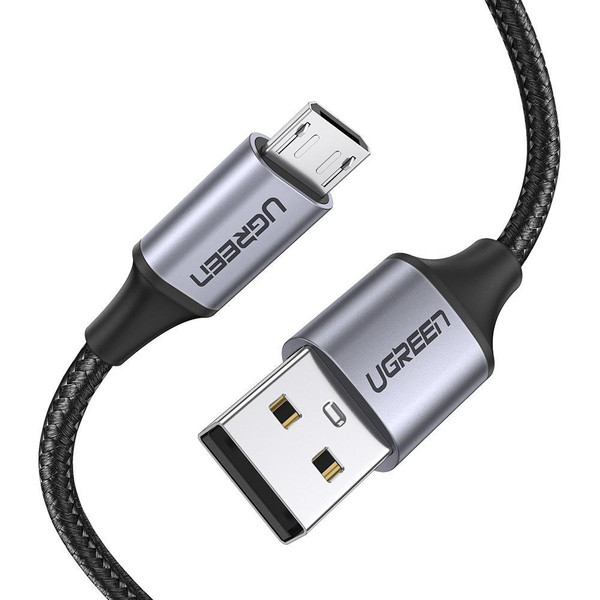 Ugreen Premium Micro 1 M Siyah USB Şarj ve Data Kablosu