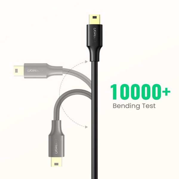 Ugreen Mini USB To USB 2 Metre Data ve Şarj Kablosu