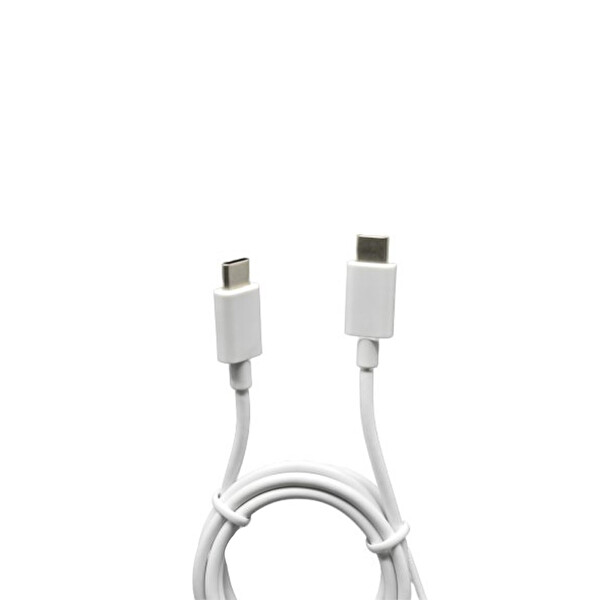 Omars Type-C to Type-C 3A Beyaz Şarj ve Data Kablosu