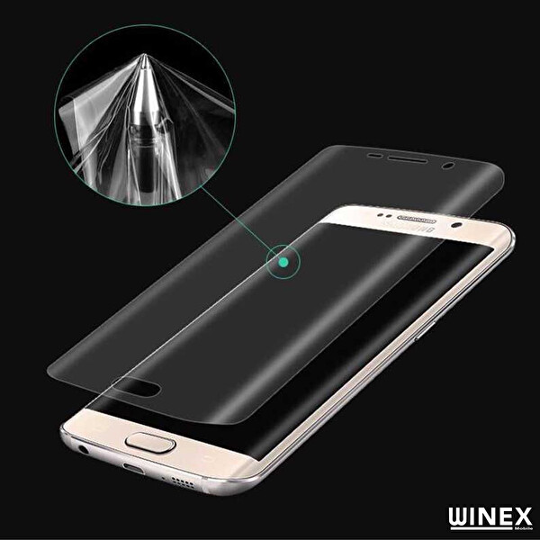 Winex iPhone 14 Pro Max Ön-Arka 360 Fullbody Mat Darbe Emici HD Koruyucu Kaplama