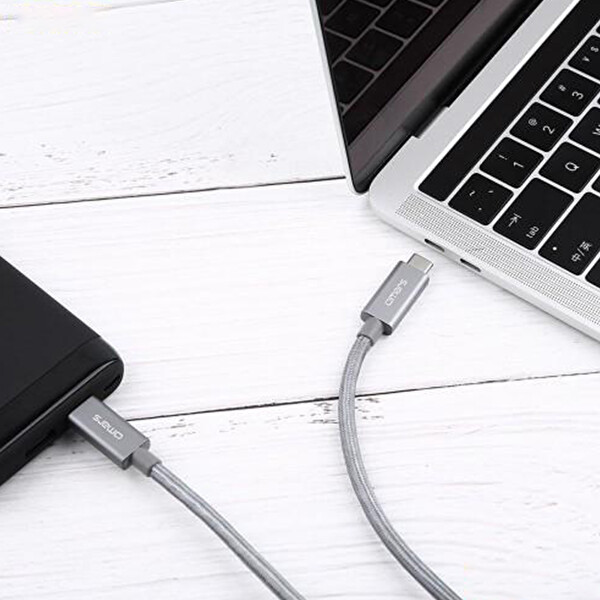 Omars TCCG1150GY Usb Type-C 3.1 Gen 2 10 GBPS 5A 150 CM Gri Şarj Ve Data Kablosu