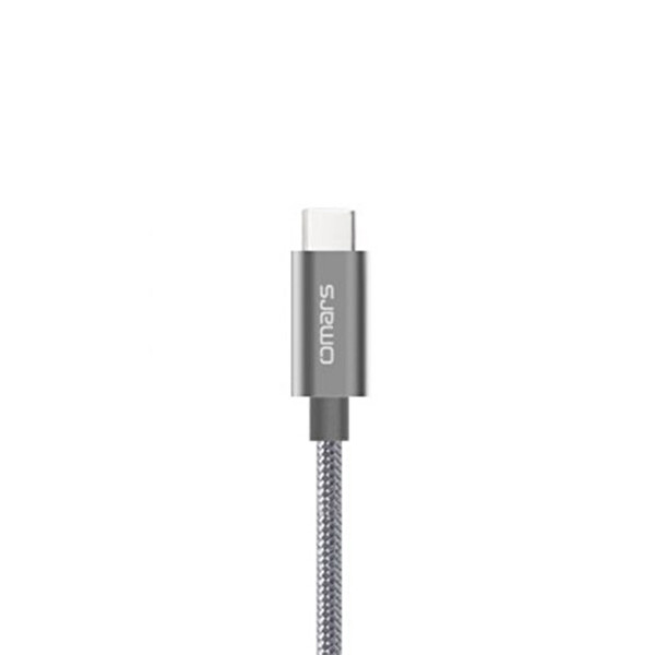 Omars TCCG1150GY Usb Type-C 3.1 Gen 2 10 GBPS 5A 150 CM Gri Şarj Ve Data Kablosu