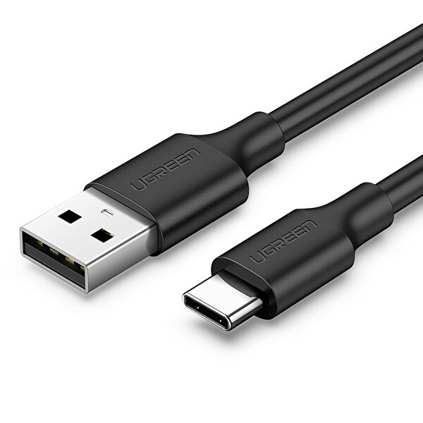 Ugreen USB Type-C 2 M Siyah Şarj Ve Data Kablosu