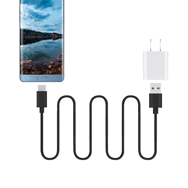 Omars OMTCA100BK USB Type-C 3A 1 M Siyah Şarj Ve Data Kablosu