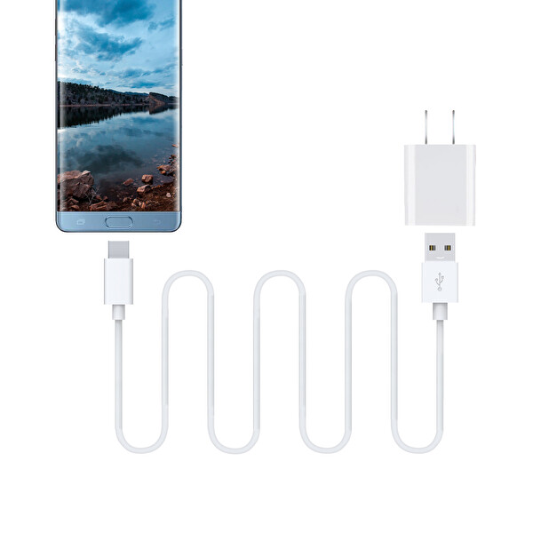 Omars OMTCA100WH USB Type-C 3A 1 M Beyaz Şarj Ve Data Kablosu
