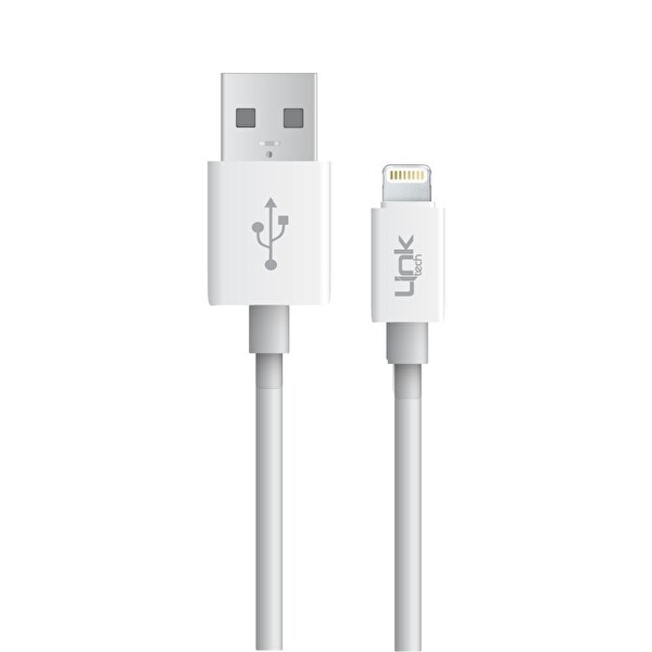 Linktech K559 Lightning iPhone Beyaz Şarj ve Data Kablosu