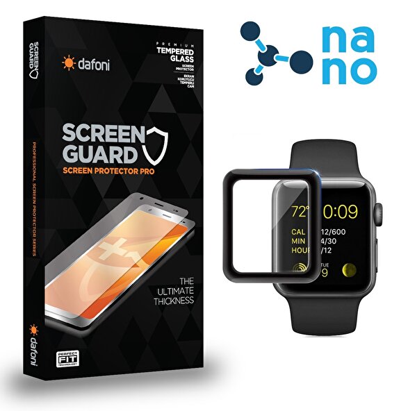 Dafoni Apple Watch 38 MM Full Nano Premium Ekran Koruyucu
