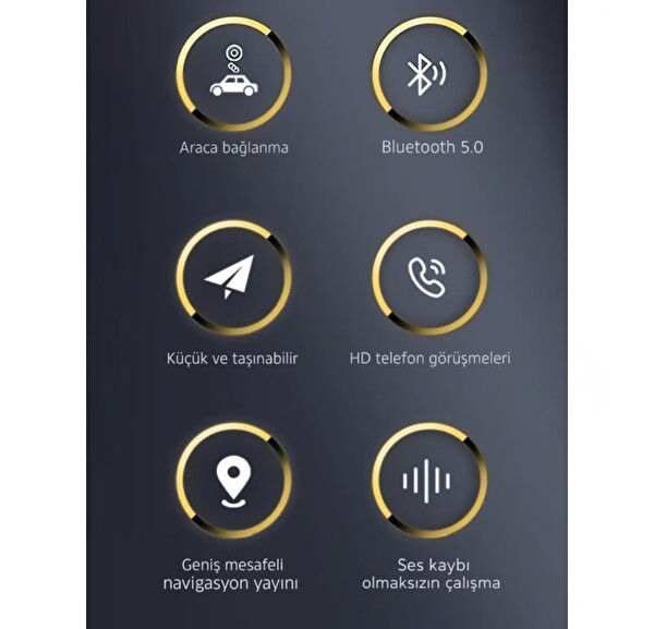 LivX Usams BA01 SJ464 Bluetooth 5.0 Receiver USB AUX Hands-Free Telefon Görüşme Wireless Araç Kiti