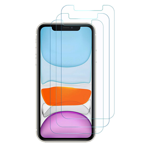 Microsonic Apple Iphone 11 Ekran Koruyucu Nano Cam (3'lü Paket)