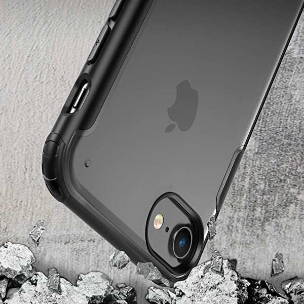 Microsonic Apple Iphone 6 Plus Kılıf Frosted Frame Siyah