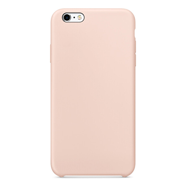 Microsonic Apple Iphone 6s Plus Kılıf Liquid Lansman Silikon Kum Pembesi