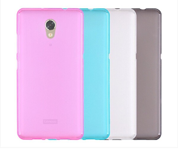 Microsonic Lenovo Vibe P2 Kılıf Transparent Soft Beyaz