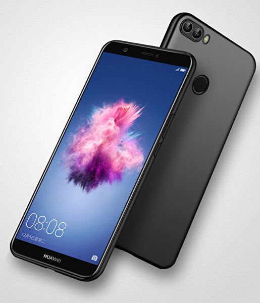 Microsonic Matte Silicone Huawei P Smart Kılıf Lacivert