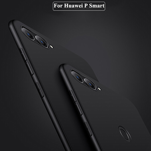 Microsonic Matte Silicone Huawei P Smart Kılıf Lacivert
