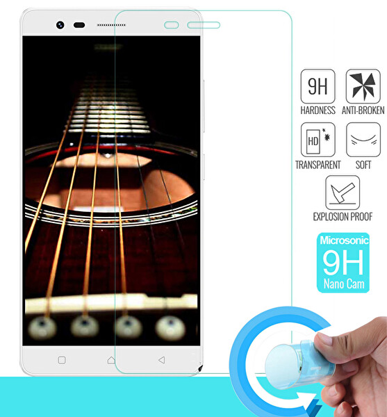 Microsonic Lenovo Vibe K5 Note Nano Cam Ekran Koruyucu Kırılmaz Film
