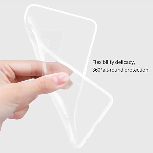 Microsonic Samsung Galaxy S9 Kılıf Transparent Soft Beyaz