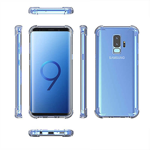 Microsonic Shock-absorbing Kılıf Samsung Galaxy S9 Plus Şeffaf