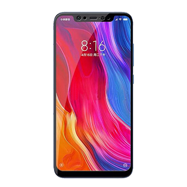 Microsonic Xiaomi Mi 8 Se Tam Kaplayan Temperli Cam Ekran Koruyucu Kırılmaz Film Siyah