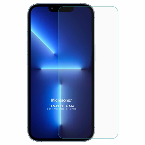 Microsonic Apple Iphone 13 Pro Tempered Glass Cam Ekran Koruyucu