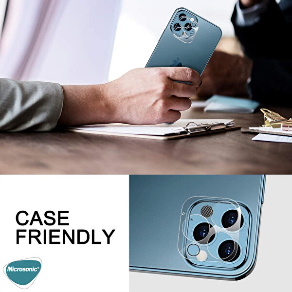 Microsonic Apple Iphone 12 Pro Max Kamera Lens Koruma Camı