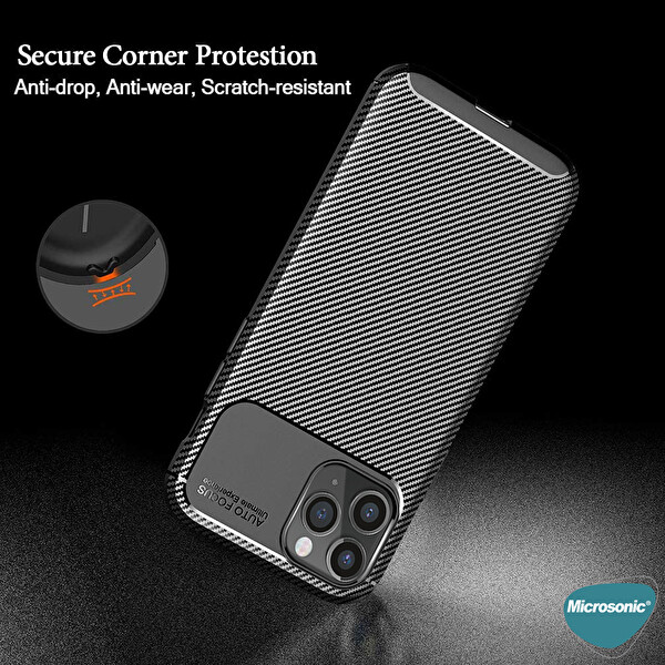 Microsonic Apple Iphone 12 Pro Kılıf Legion Series Kahverengi