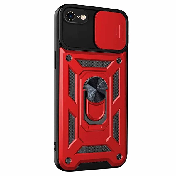Microsonic Apple Iphone 8 Kılıf Impact Resistant Kırmızı