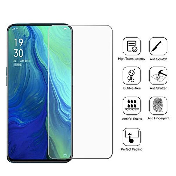 Microsonic Oppo Reno Temperli Cam Ekran Koruyucu