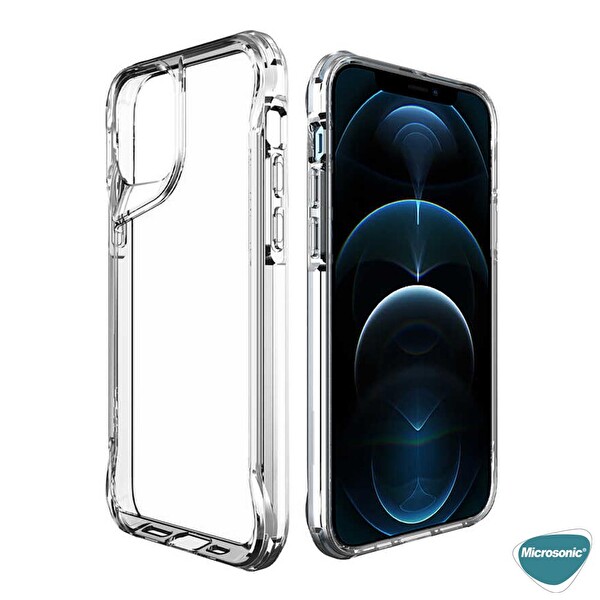 Microsonic Apple Iphone 14 Kılıf Trex Bumper Şeffaf