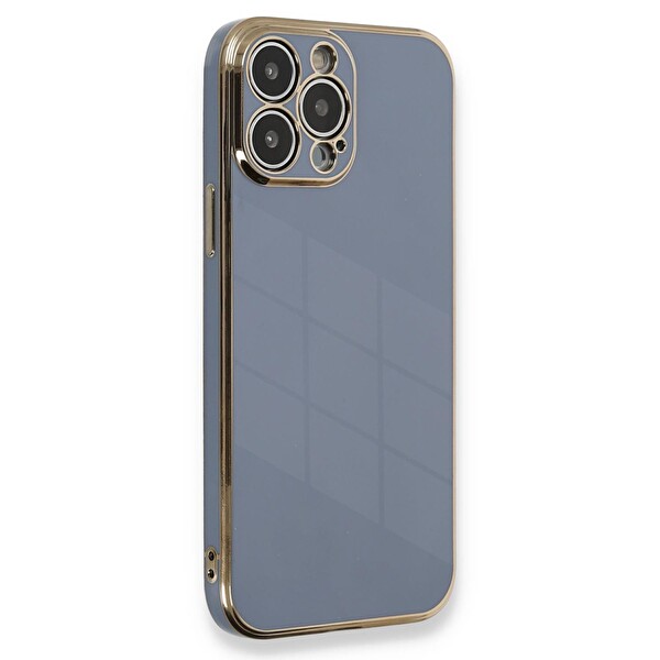 Microsonic Apple Iphone 12 Pro Kılıf Olive Plated Lavanta Grisi
