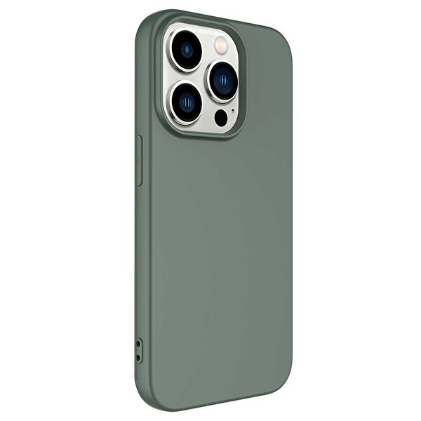 Microsonic Apple Iphone 14 Pro Kılıf Groovy Soft Koyu Yeşil