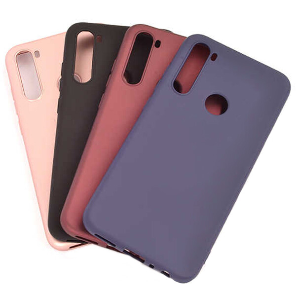 Microsonic Matte Silicone Xiaomi Redmi Note 8 Kılıf Kırmızı
