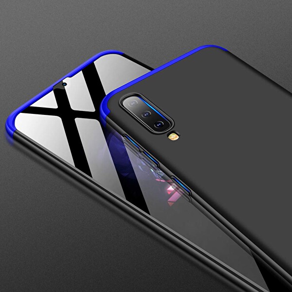 Microsonic Samsung Galaxy A30s Kılıf Double Dip 360 Protective Kırmızı