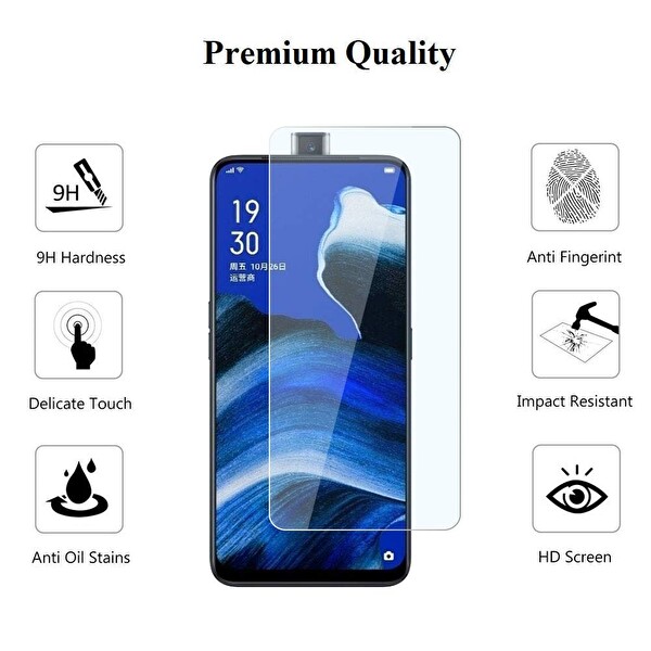 Microsonic Oppo Reno 2z Temperli Cam Ekran Koruyucu
