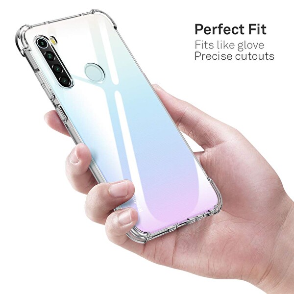 Microsonic Shock Absorbing Kılıf Xiaomi Redmi Note 8t Şeffaf