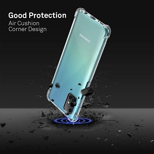 Microsonic Shock Absorbing Kılıf Samsung Galaxy A71 Şeffaf